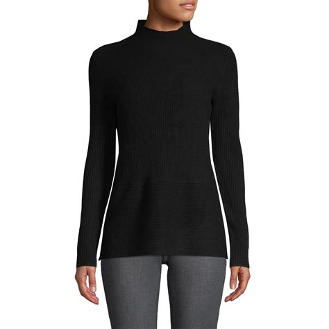 Saks Fifth Avenue Ribbed Cashmere Sweater In Gray Lyst