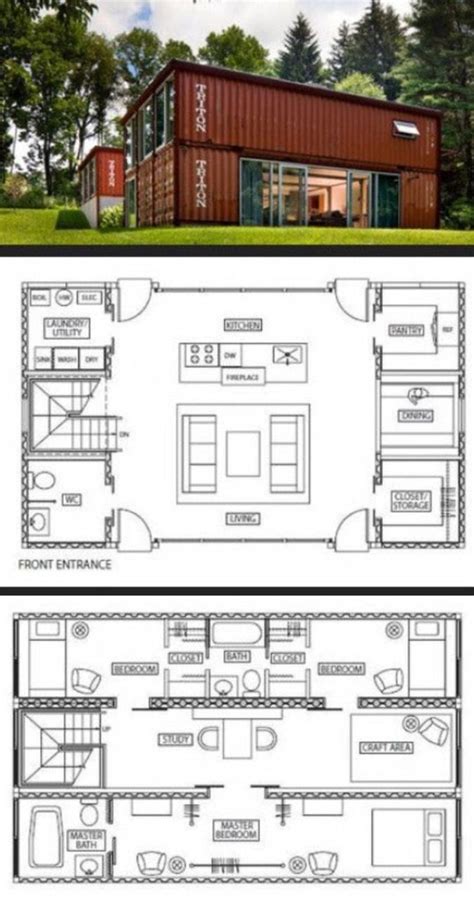 Shipping Container Homes Plans Free Container Home Floor Plans