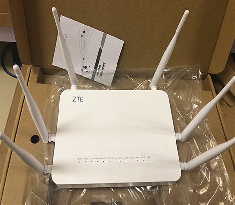 ZTE Zxhn F680 GONU FTTH Hugu Router รน 4g 2tel USB 1USB 2 4G และ AC