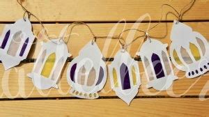 Ramadan Lanterns Diy Making A Garland Dattelbeere De