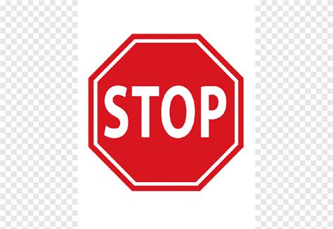 White And Red Stop Street Sign Stop Sign Car Traffic Sign Free