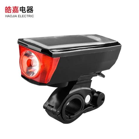 Bike Lights Horn Headlights Cycling Equipment Usb Charging Solar T