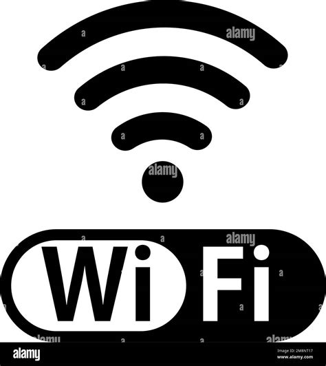Simple Wi Fi Icon And Wi Fi Logo Editable Vector Stock Vector Image