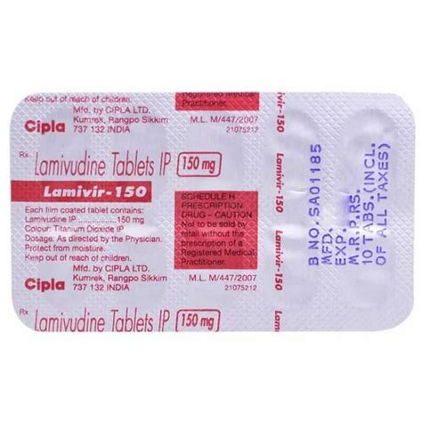 Lamivudine 100mg Lamivir Hbv Tablets At Rs 140 Stripe Hepatitis