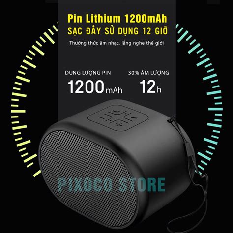 Mua Loa mini bluetooth giá rẻ PKD4 dễ thương bass mạnh nghe nhạc hifi