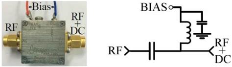 Photograph And Equivalent Circuit Of The Bias Tee Download