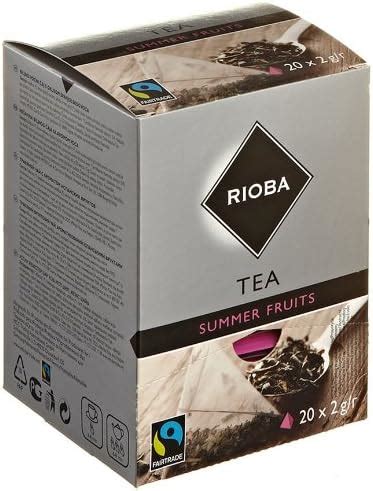 Rioba Tea Summer Fruits aromatisierter Kräuter Früchtetee 20