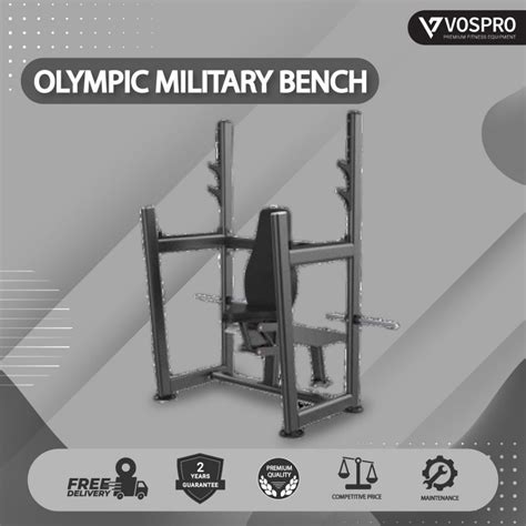 Jual Alat Fitness Angkat Beban Olympic Military Bench Vospro Shopee