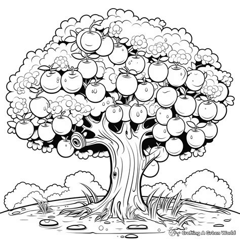 Apple Coloring Pages Free Printable