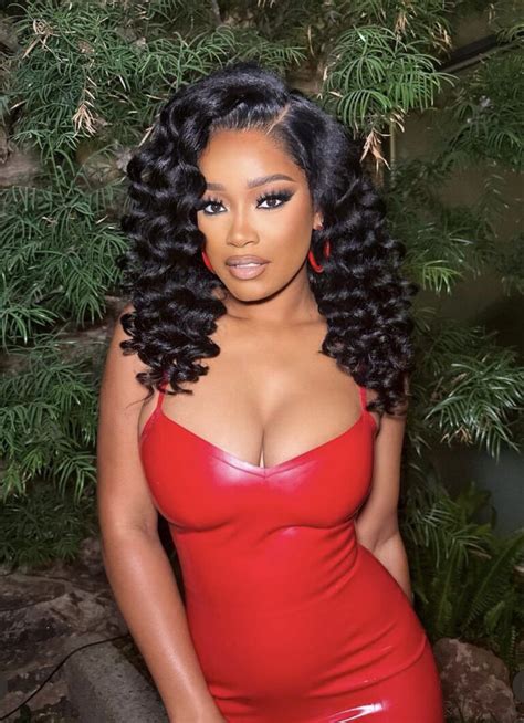 Wardrobe Breakdown Keke Palmer In Red Patent Leather Mini Dress