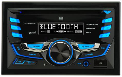 Dual Electronics Double DIN Car Stereo CD Receiver W Bluetooth