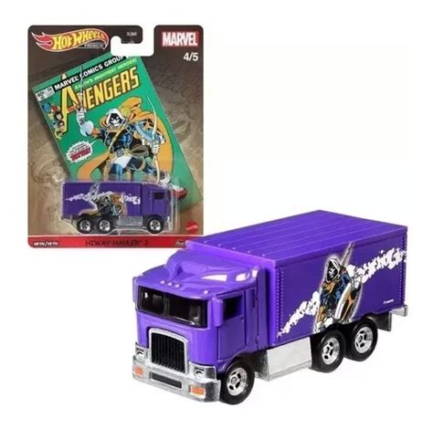 Hot Wheels Premium Hiway Hauler Avenger Pop Culture Marvel Mercadolivre