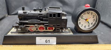 locomotive train clock