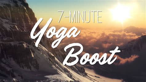 7 Minute Yoga Boost Yoga With Adriene Youtube