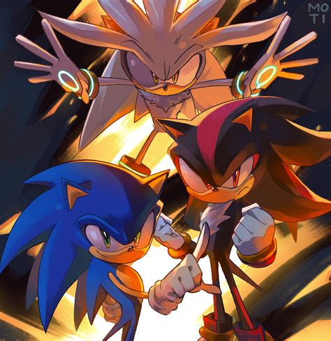 Sonic Shadow And Silver The Hedgehog Wallpaper