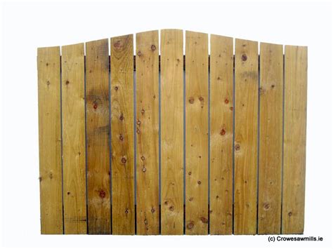 Curved Timber Fence Panel