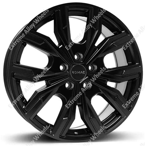 16and M Black Torque Alloy Wheels Fits Ford Transit Custom Sport Vans £