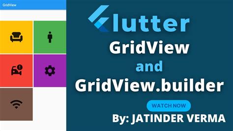 Gridview In Flutter Gridview Count Gridview Builder Dynamic