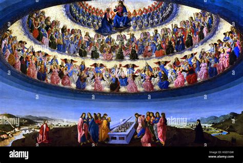 The Assumption Of The Virgin 1475 6 Francesco Botticini Francesco Di Giovanni Botticini 1446