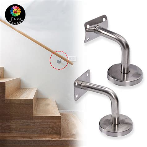 Jual 60x60mm Bracket Handrail Konektor Hand Railing Glass Tangga Kaca