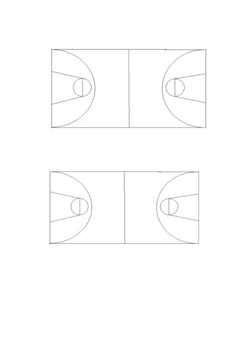 篮球场怎么画简笔画 天马图吧