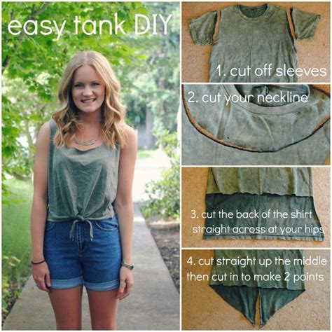 20 Diy T Shirt Cutting Ideas