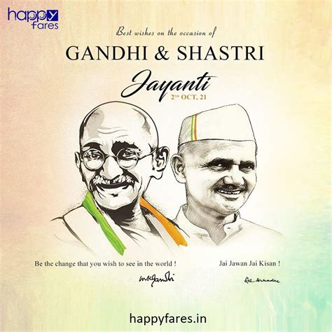 Best wishes on the occasion of Gandhi & Shastri Jayanti 2nd Oct,21 # ...