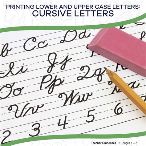 Printing Cursive Letters, Free PDF Download - Learn Bright