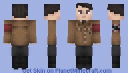 Hitler Without Beard Minecraft Skin