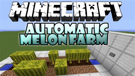 Minecraft Melon Farm Tutorial