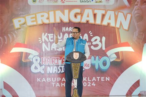 Gelar Peringatan Harganas Dan Han Wabup Klaten Tekankan Pentingnya