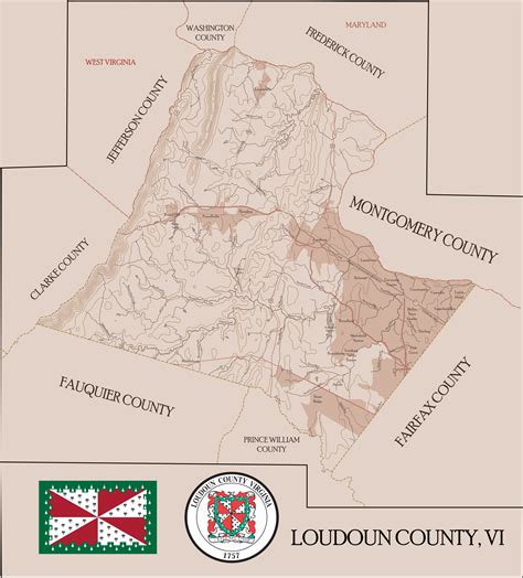 My take on a map of Loudoun County, Virginia [OC] [2062 x 2283] : r ...