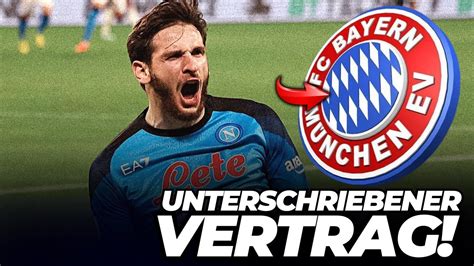 Unterschriebener Vertrag Neue Verst Rkung F R Den Fc Bayern Youtube