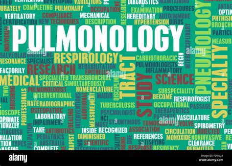 Neumología O Neumólogo Campo Médico Especialidad Como Arte Fotografía