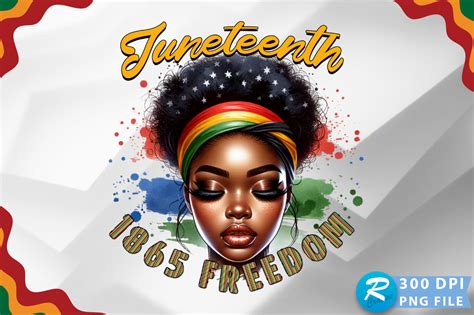 Juneteenth 1865 Freedom PNG Design Graphic By Regulrcrative Creative