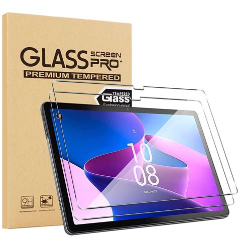 2 Pack Epicgadget Tempered Glass Screen Protector For Lenovo Tab M10 3rd Gen 101 Inch