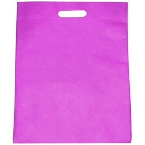 Plain D Cut Magenta Non Woven Bag At Rs 150 Kg D Cut Non Woven Bags