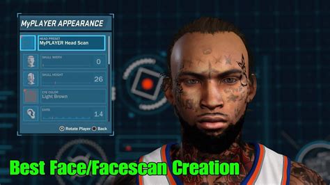 Best Face Creation Best Face Scan Face Tattoo · Nba 2k18 · How To