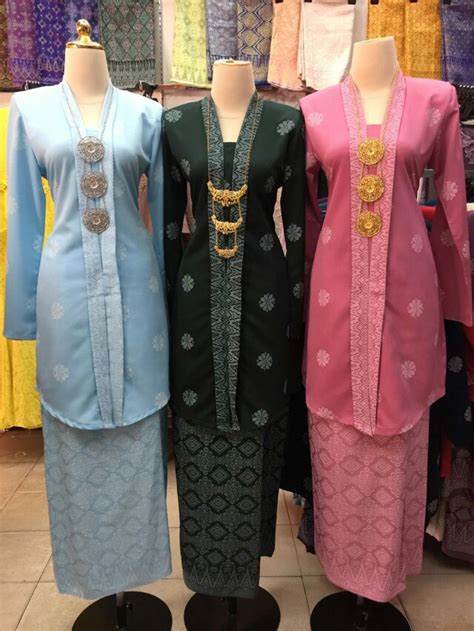 Kebaya Songket Printed Womens Fashion Clothes Dresses On Carousell