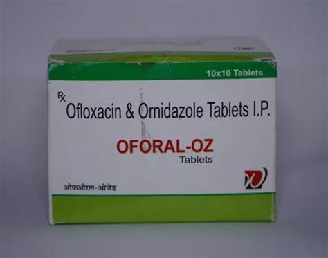 Oforal Oz Ofloxacin Ornidazole Tablets Ip 200 Mg 500 Mg At Rs 137