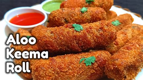 Crispy Keema Potato Roll By Ziya Home Cooking Crispy Aloo Keema Roll Recipe Keema Roll Youtube