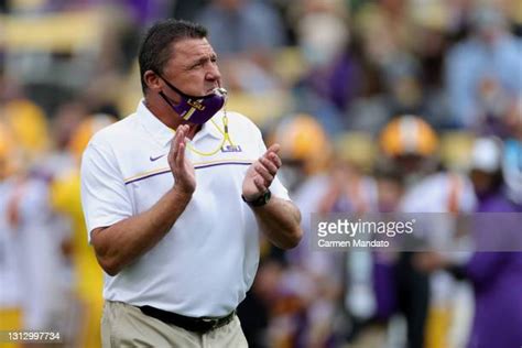 Ed Orgeron Photos Photos And Premium High Res Pictures Getty Images