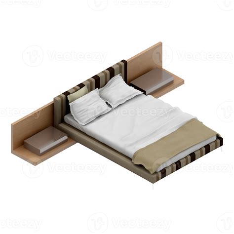 Isometric Bedroom 3d Render 14289185 Png