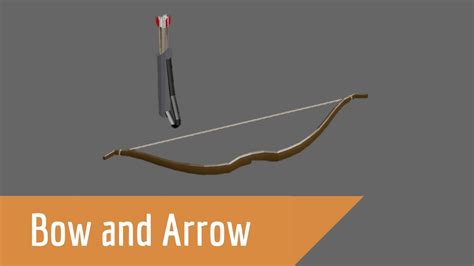 Fantasy Rpg Bow And Arrow Blender 3d Youtube