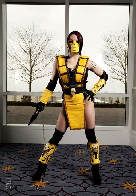 Female Scorpion Mortal Kombat By M9cosplay On Deviantart Sexy Cosplay