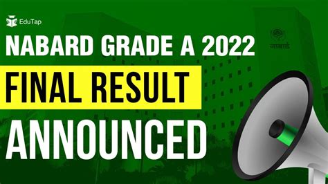 NABARD Grade A 2022 Result EduTap NABARD Grade A NABARD Toppers