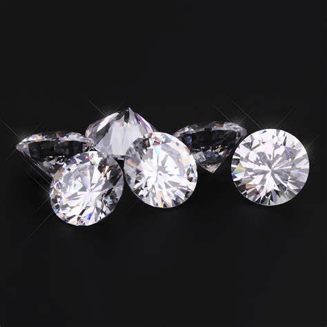 Perfect Machine Cut Cubic Zirconia Fake Diamond Cz Beads Buy Fake