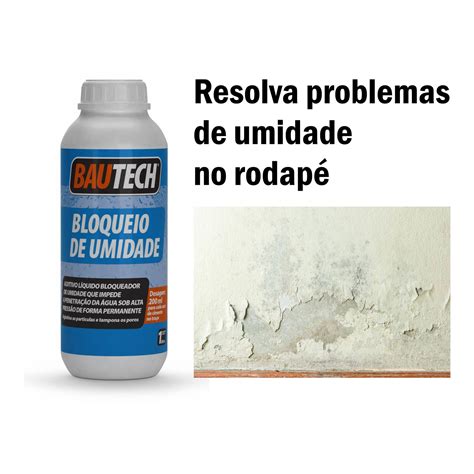 Aditivo Impermeabilizante Bloqueio De Umidade Bautech L Compretop