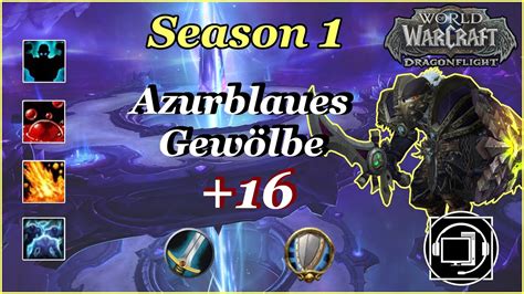 Schutz Krieger Azurblaues Gewölbe 16 in time WoW Dragonflight