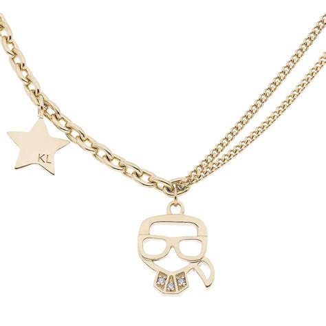 Karl Lagerfeld K Ikonik Stern Kette A Gold Medium Halsketting